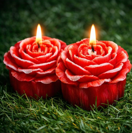 Rose Bloom Candle