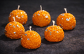 Orange Fruit Shape Decorative Candles – Festive Mini Candles Set